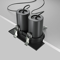 Maytoni Technical Hidden Встраиваемый светильник цвет: черный DL045-02-10W4K-B