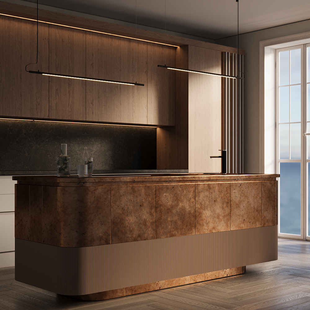 Maytoni Technical Basis Светильник цвет: черный C100CL-L1000-24W3-6K-B