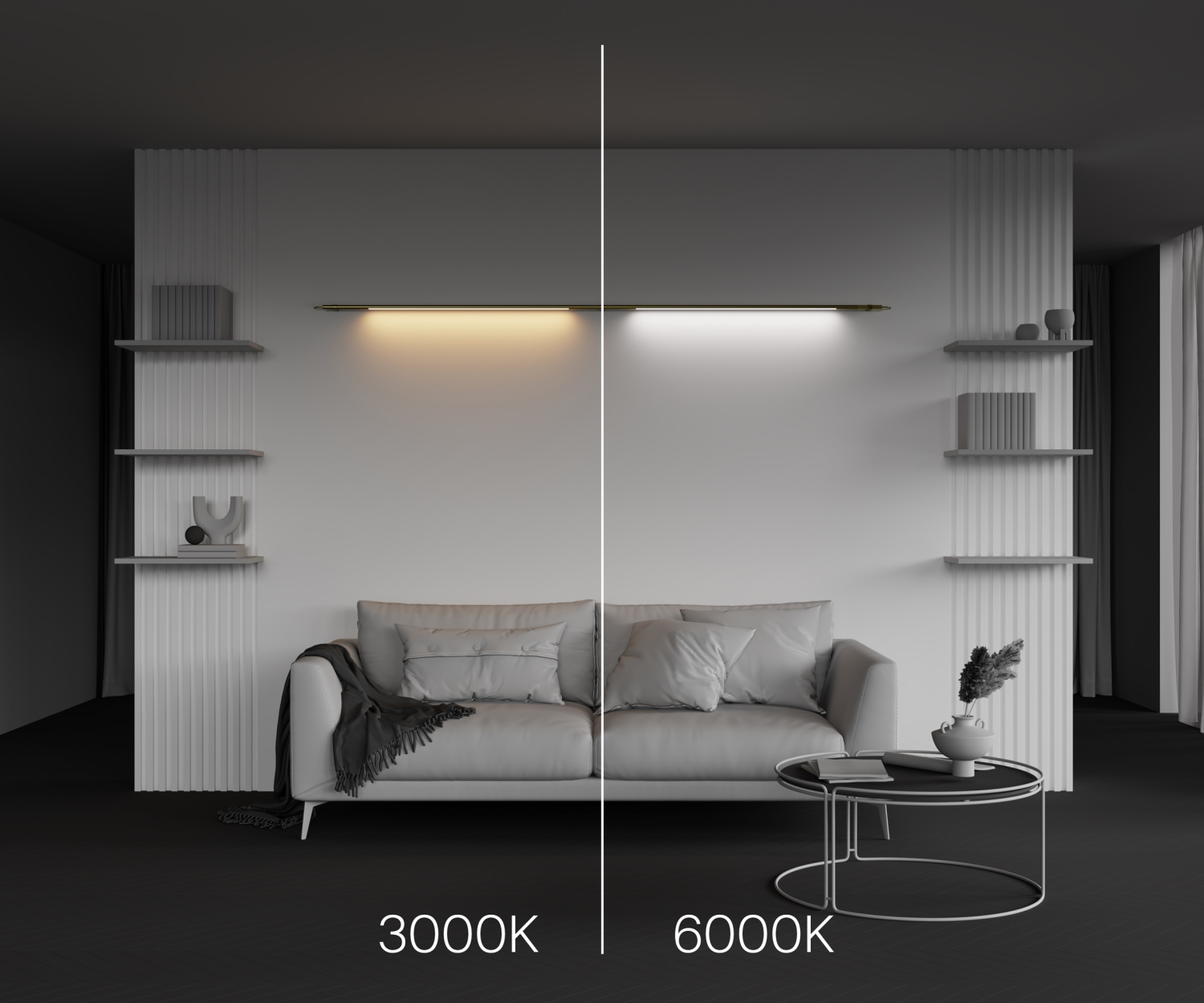 Maytoni Technical Basis Светильник цвет: латунь C100CL-L1000-24W3-6K-BS