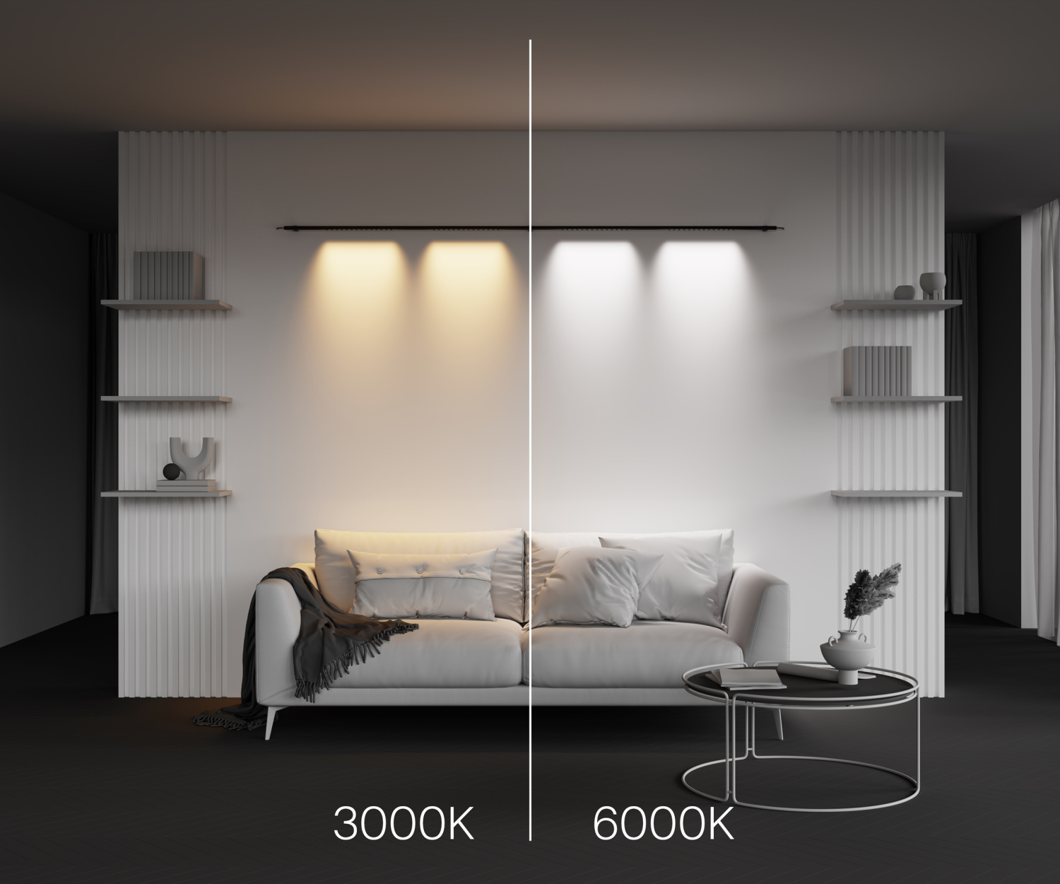 Maytoni Technical Points Светильник цвет: черный C101CL-L1000-24W3-6K-B