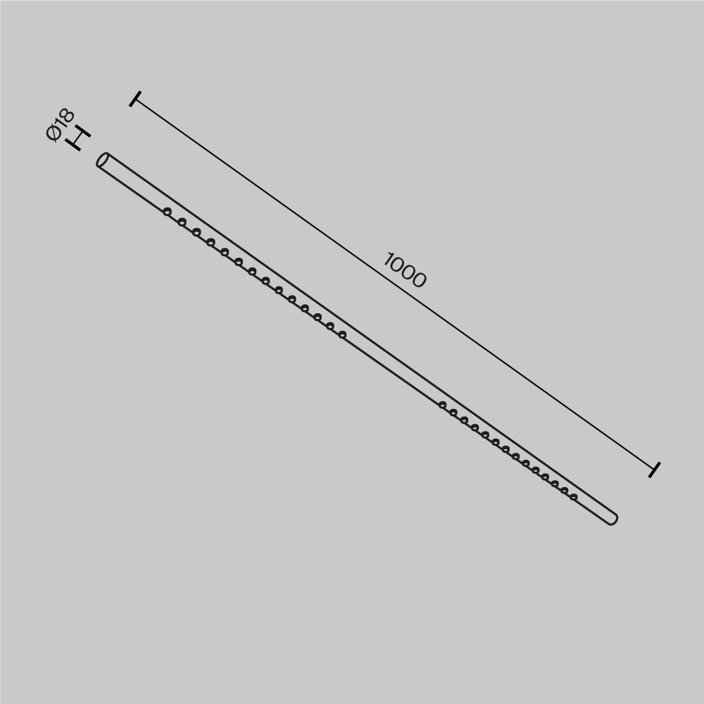 Maytoni Technical Points Светильник цвет: черный C101CL-L1000-24W3-6K-B