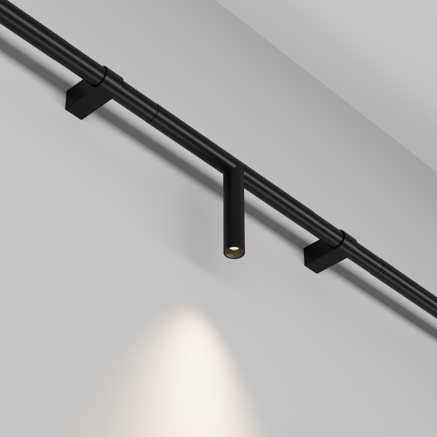 Maytoni Technical Focus LED Светильник цвет: черный C102CL-3W3-6K-B