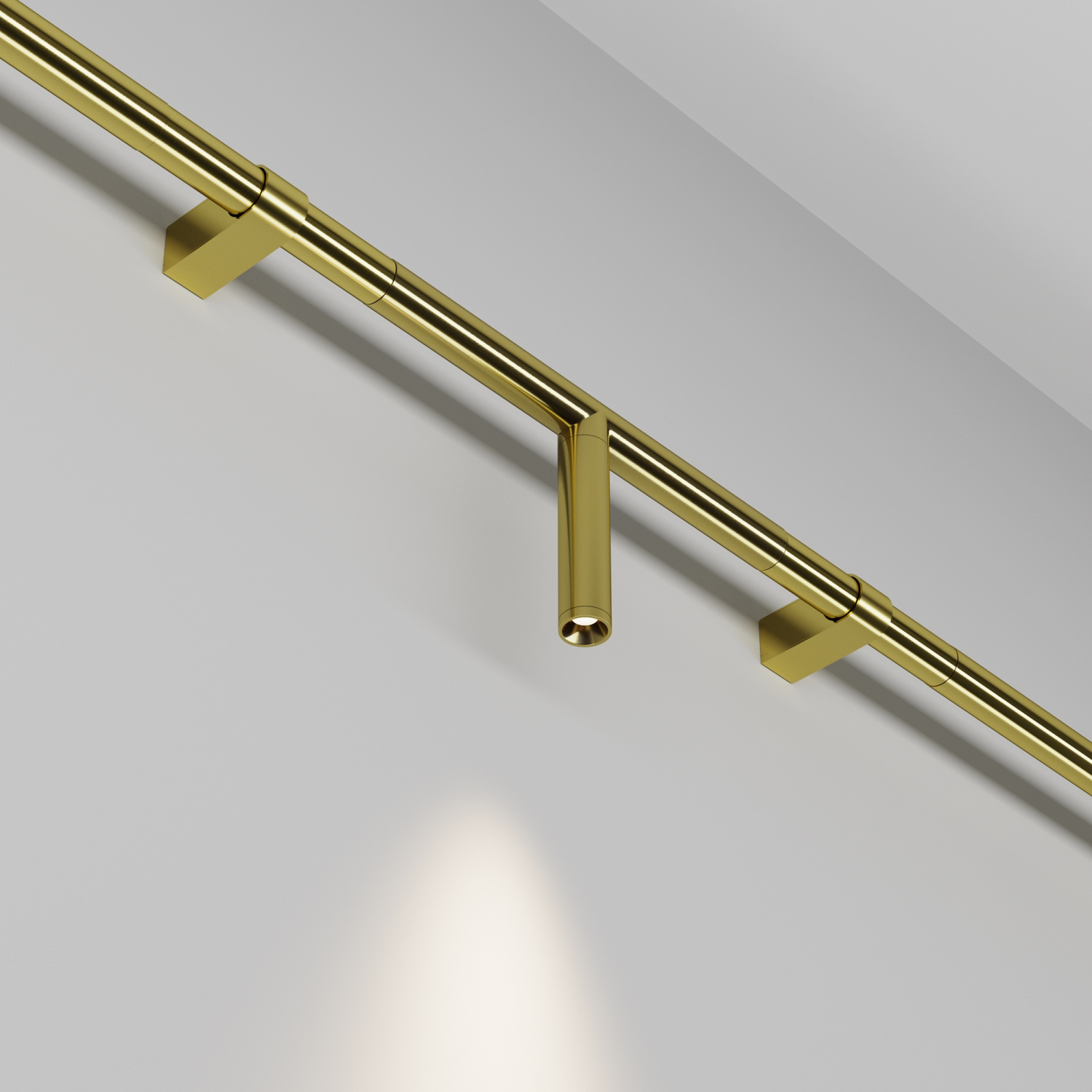 Maytoni Technical Focus LED Светильник цвет: латунь C102CL-3W3-6K-BS