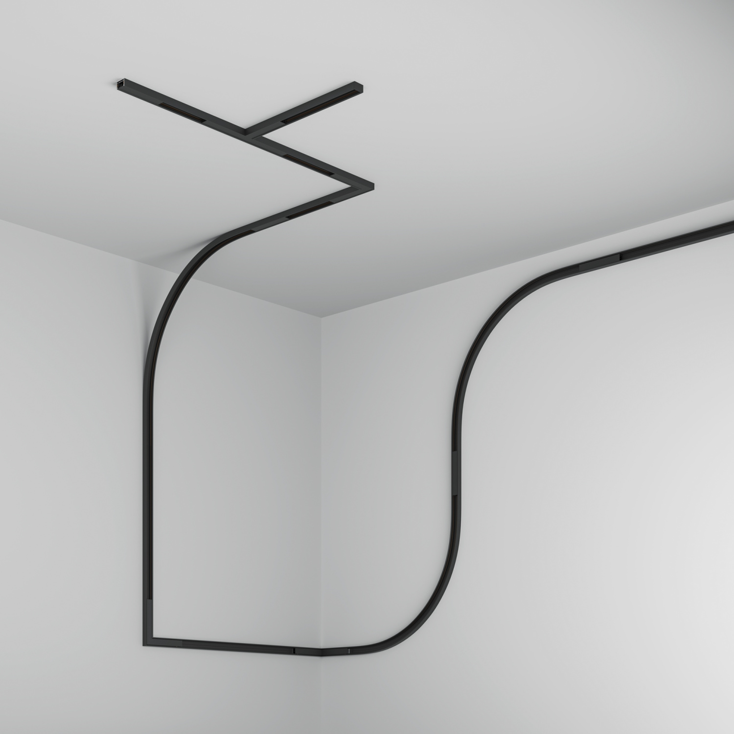 Maytoni Technical Busbar trunkings Basity Шинопровод накладной цвет: черный TRX172-112B