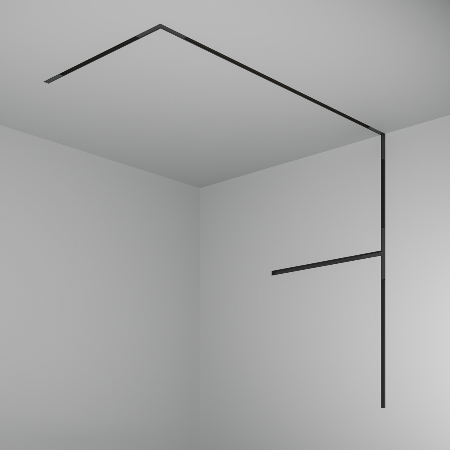 Maytoni Technical Busbar trunkings Basity Шинопровод встраиваемый цвет: черный TRX172-123B