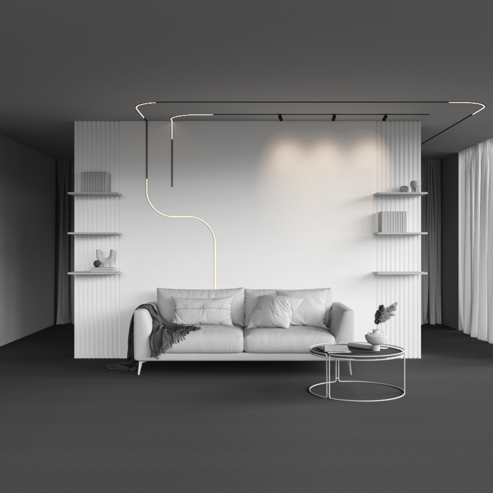 Maytoni Technical Flex Трековый светильник цвет: черный TR186-1-8W4K-B