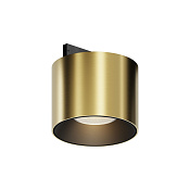 Maytoni Technical Alfa S Трековый светильник цвет: черный и латунь TR188-1-5W3K-M-BBS