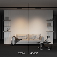 Maytoni Technical Basis Трековый светильник цвет: черный TR196-3-10W4K-B