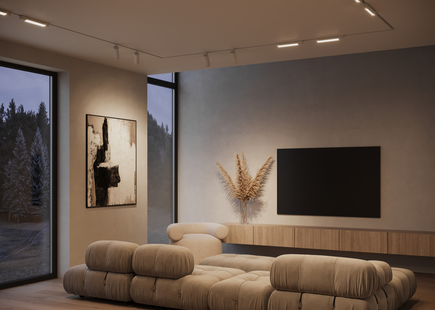 Maytoni Technical Basis Трековый светильник цвет: белый TR196-3-10W4K-W