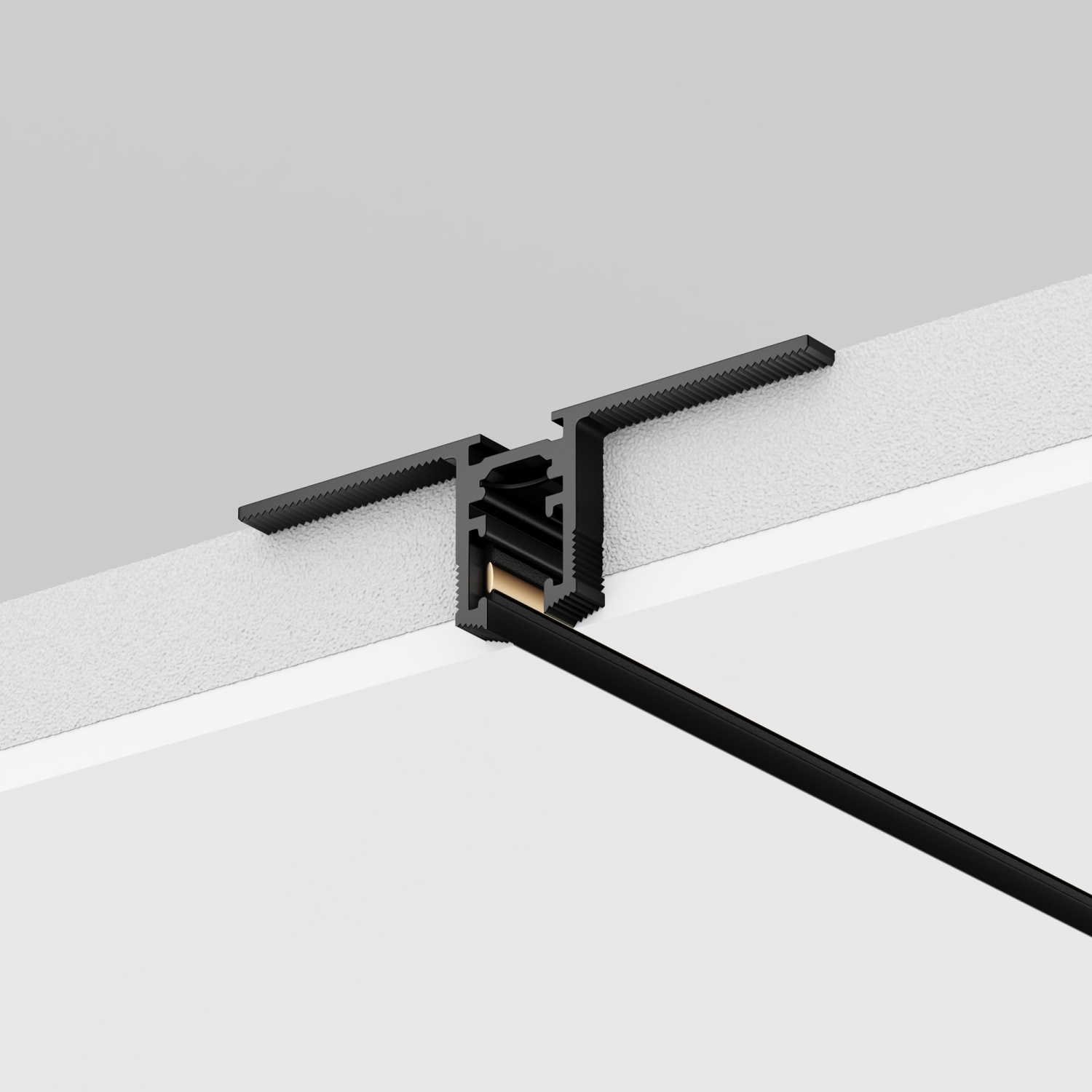 Maytoni Technical Busbar trunkings Levity Шинопровод встраиваемый цвет: черный TRX184-121B