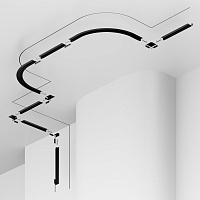 Maytoni Technical Busbar trunkings Levity Шинопровод встраиваемый цвет: черный TRX184-121B