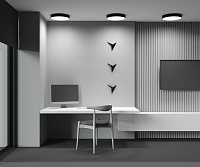 Maytoni Technical Zon Потолочный светильник цвет: черный C032CL-45W3K-RD-B