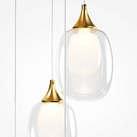 Maytoni Modern Aura Подвесной светильник цвет: латунь MOD016PL-08BS1