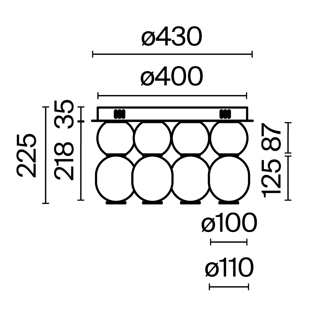 Maytoni Modern Drop Потолочный светильник цвет: золото MOD273CL-L60G3K