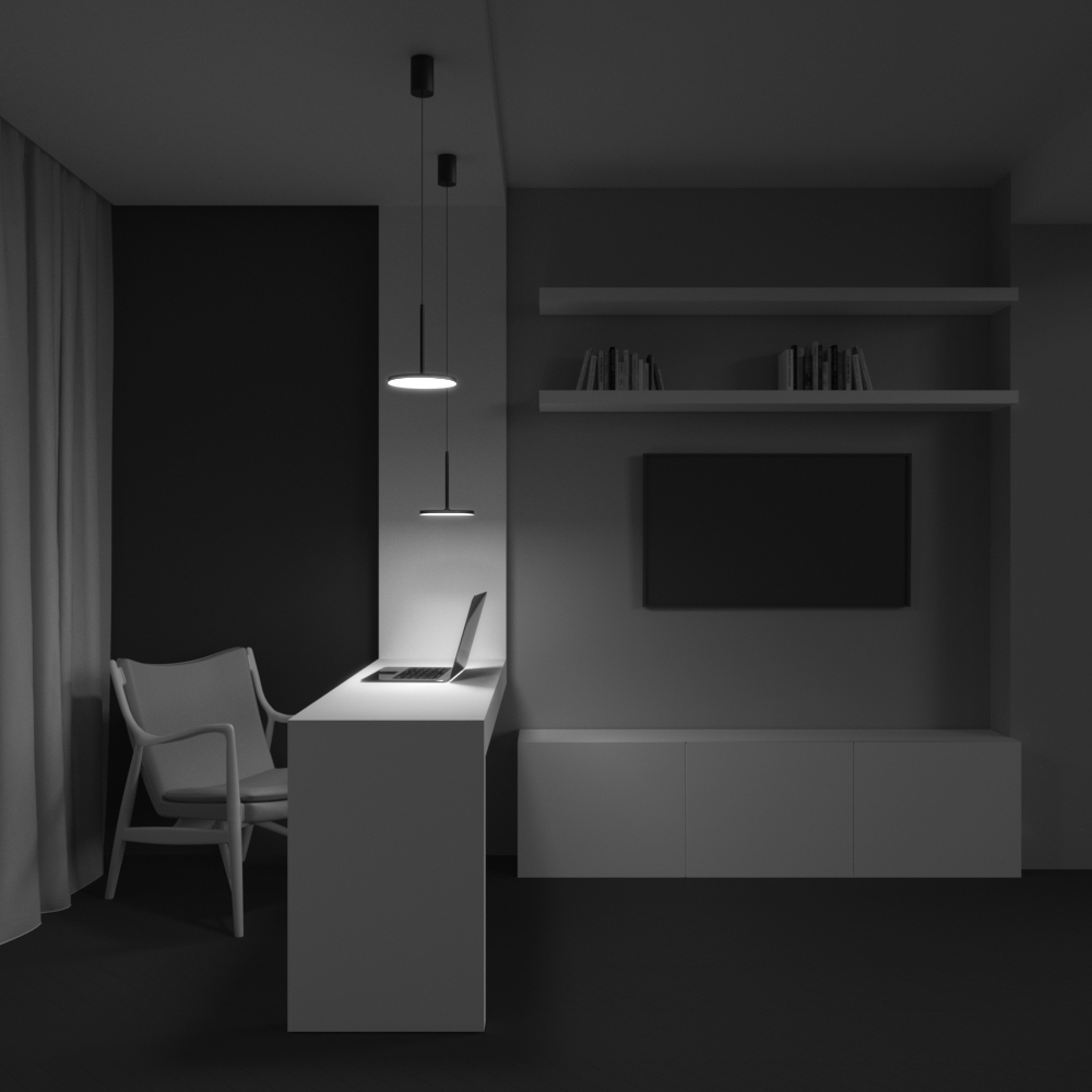 Maytoni Technical Plato Подвесной светильник цвет: черный P076PL-L12W4K-B