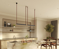 Maytoni Technical Points Подвесной светильник цвет: черный TR128B-24W3K-M-B