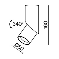 Maytoni Technical Dafne Потолочный светильник цвет: черный C027CL-L10B4K