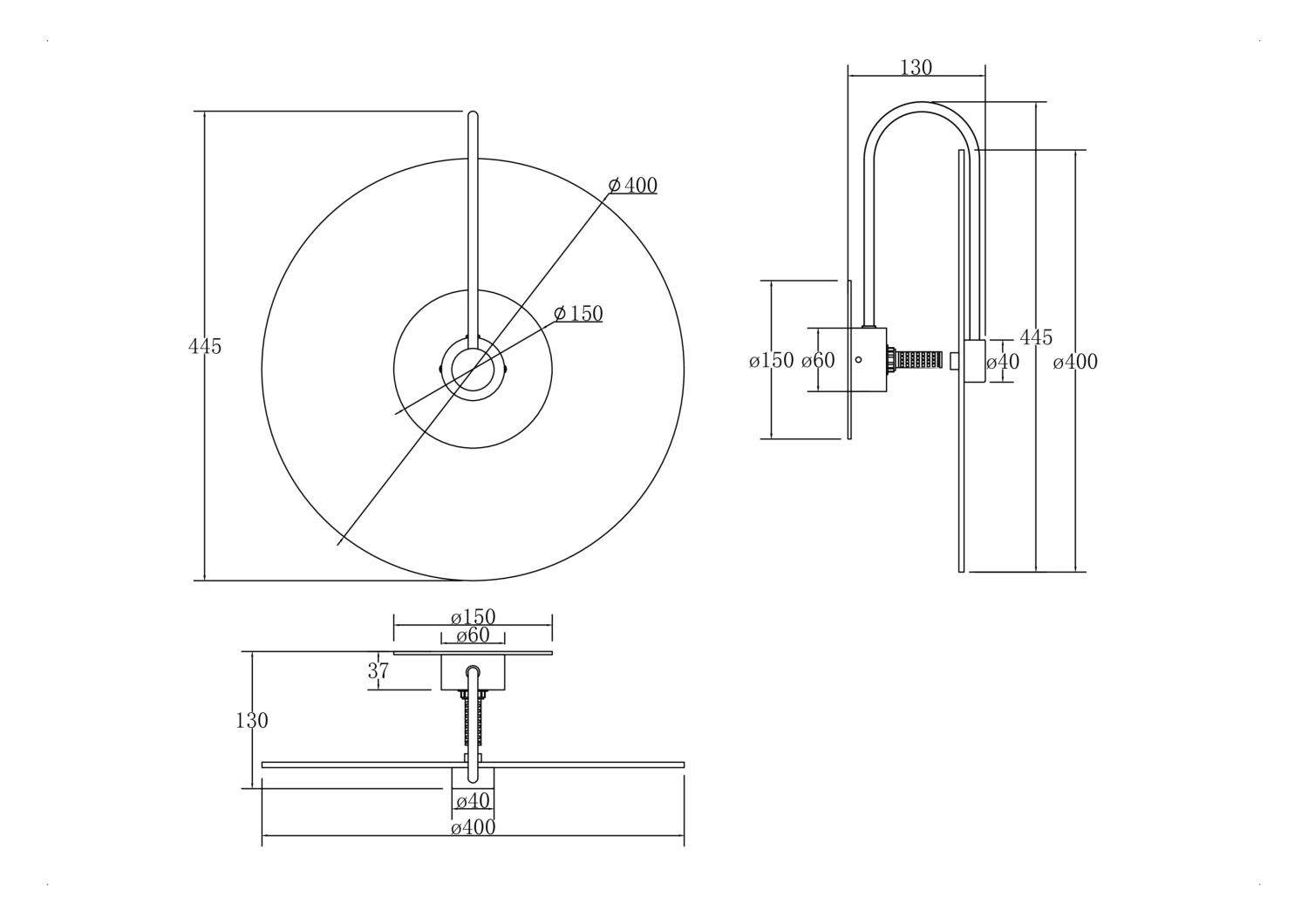 Maytoni Modern Mare Настенный светильник (бра) цвет: хром MOD305WL-01CH