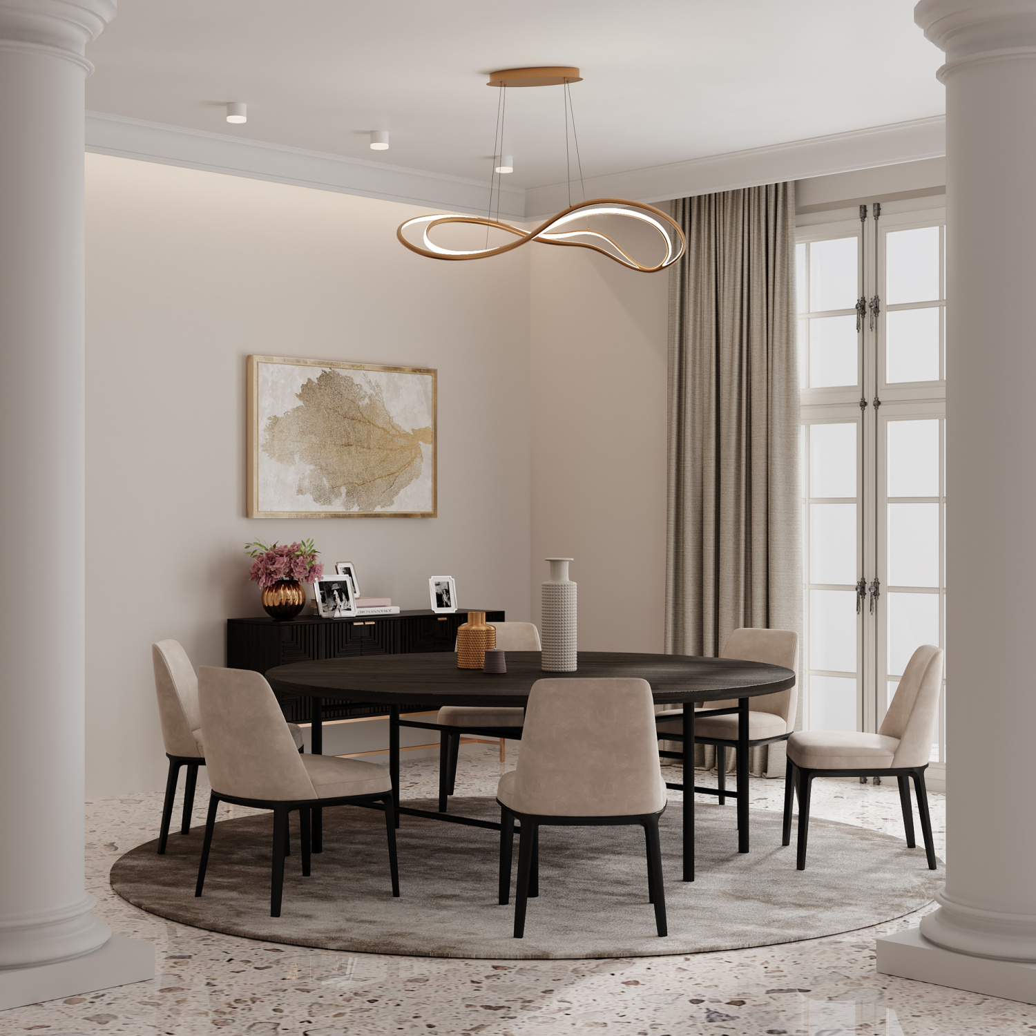 Maytoni Modern Plons Подвесной светильник цвет: латунь MOD283PL-L65BS3K