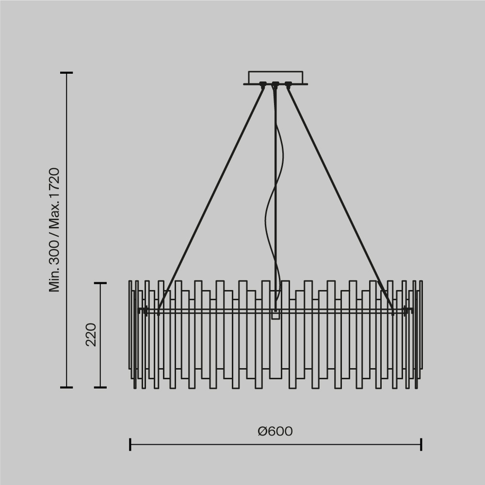 Maytoni Modern Coliseo Подвесной светильник цвет: латунь MOD135PL-08BS