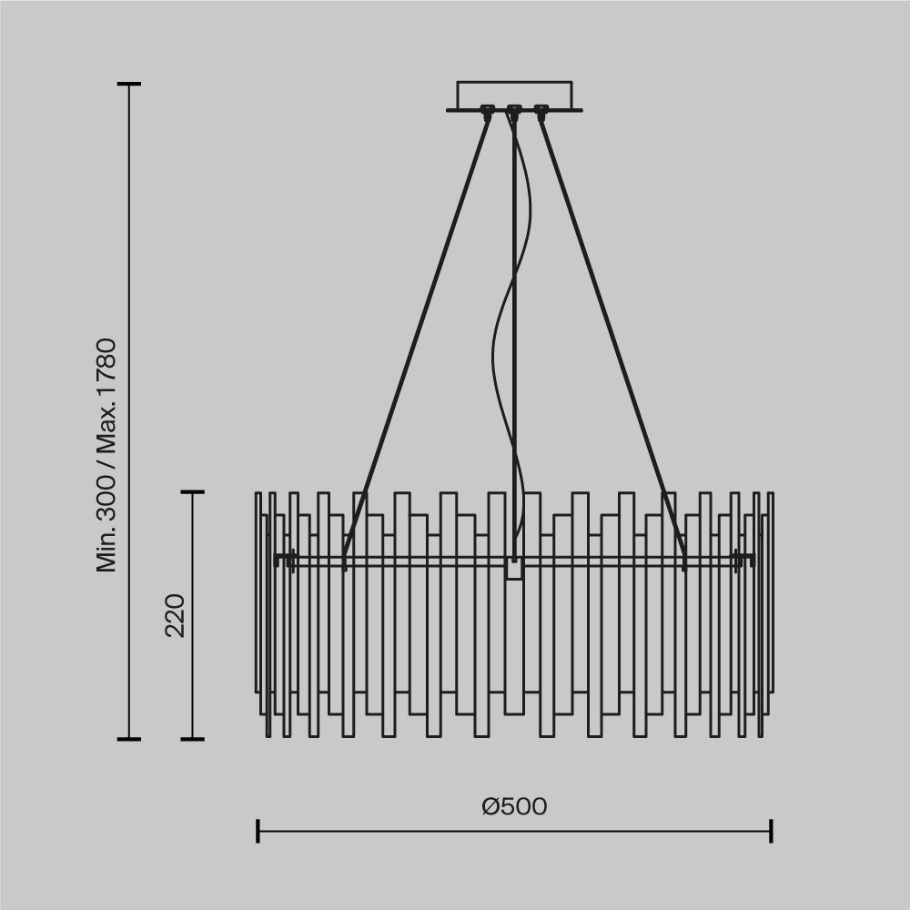 Maytoni Modern Coliseo Подвесной светильник цвет: латунь MOD136PL-06BS