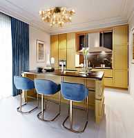 Maytoni Modern Bolla Потолочный светильник цвет: латунь MOD133CL-04BS