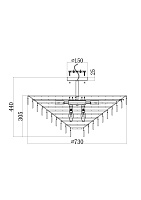 Maytoni Modern Mazzo Потолочный светильник цвет: золото MOD130CL-14G