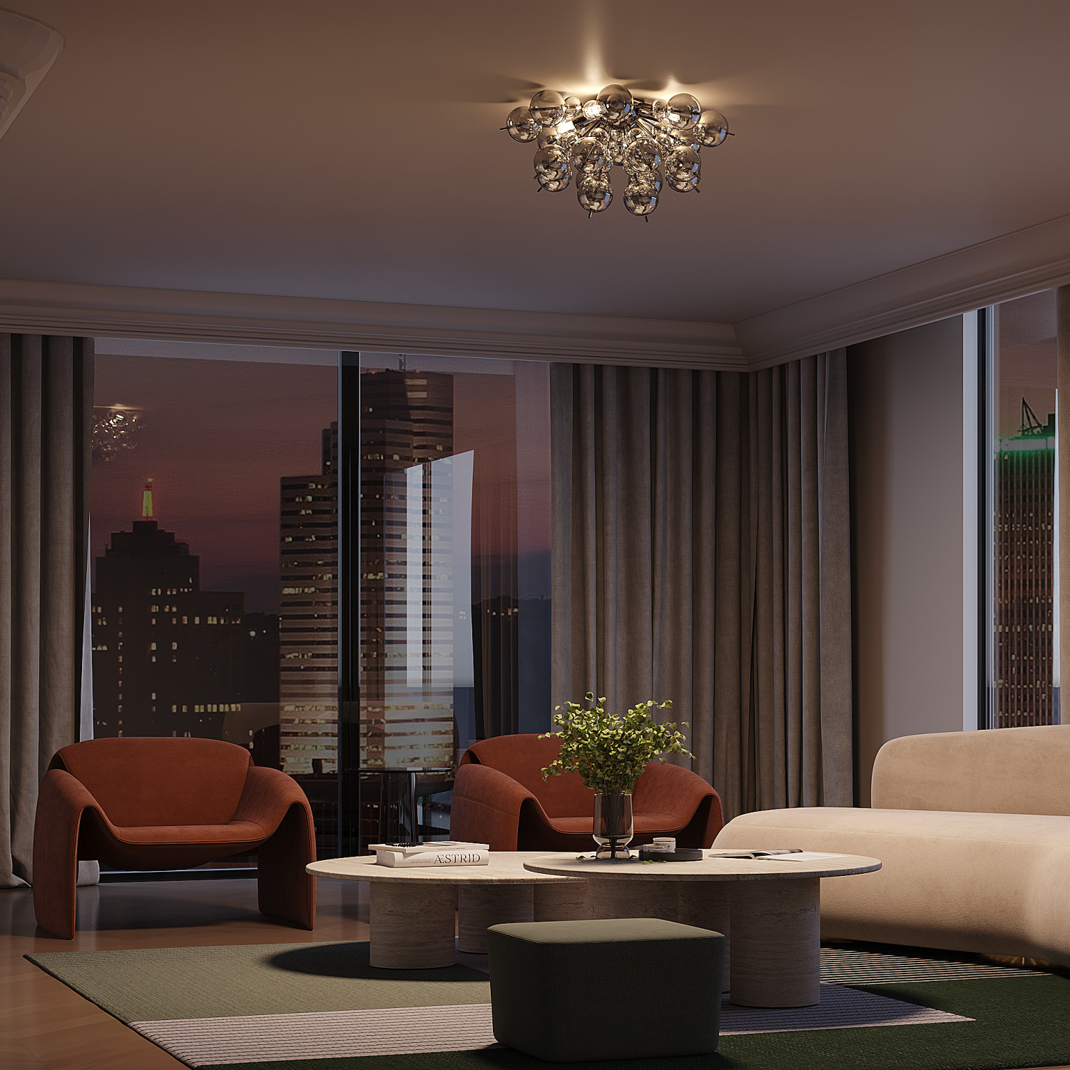 Maytoni Modern Bolla Потолочный светильник цвет: хром MOD133CL-04CH