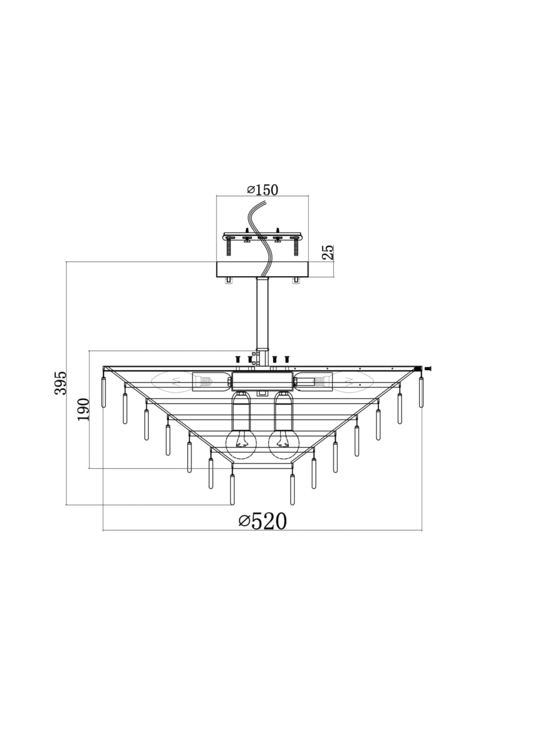 Maytoni Modern Mazzo Потолочный светильник цвет: золото MOD130CL-11G