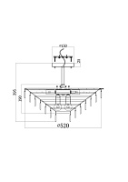 Maytoni Modern Mazzo Потолочный светильник цвет: золото MOD130CL-11G