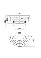 Maytoni Modern Mazzo Настенный светильник (бра) цвет: золото MOD130WL-02G