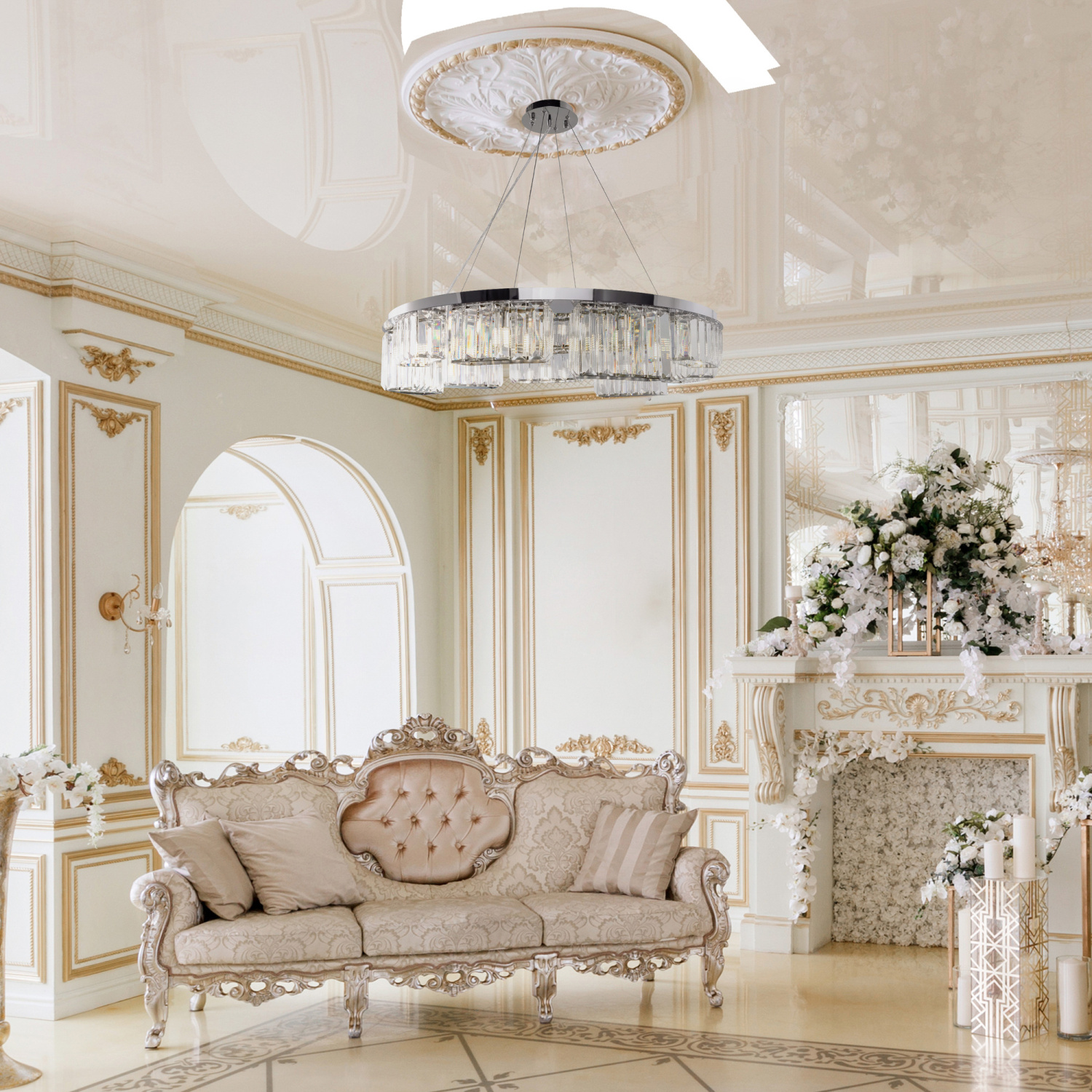 Maytoni Modern Colline Подвесной светильник цвет: хром MOD083PL-09CH