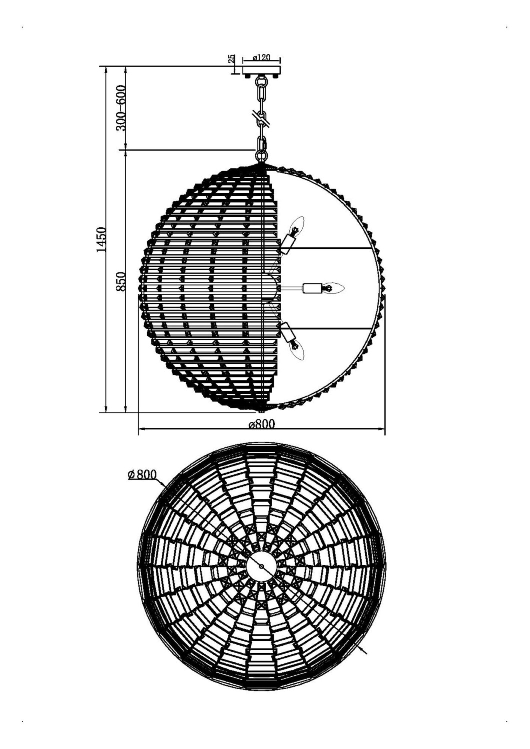 Maytoni Modern Palla Подвесной светильник цвет: хром MOD092PL-12CH
