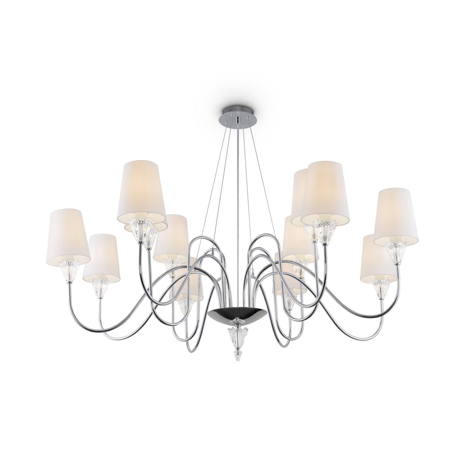 Maytoni Modern Florero Люстра цвет: хром MOD078PL-12CH