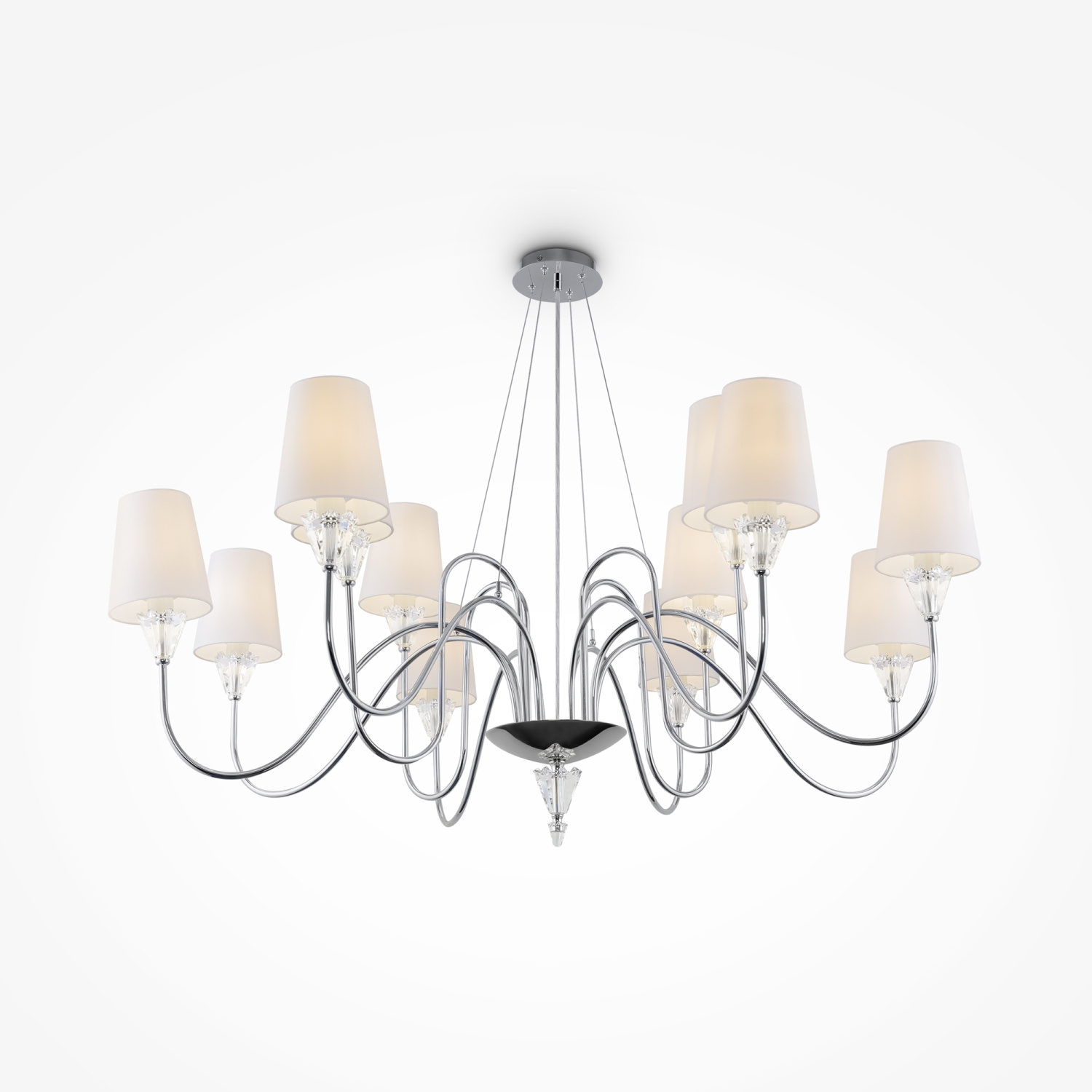 Maytoni Modern Florero Люстра цвет: хром MOD078PL-12CH