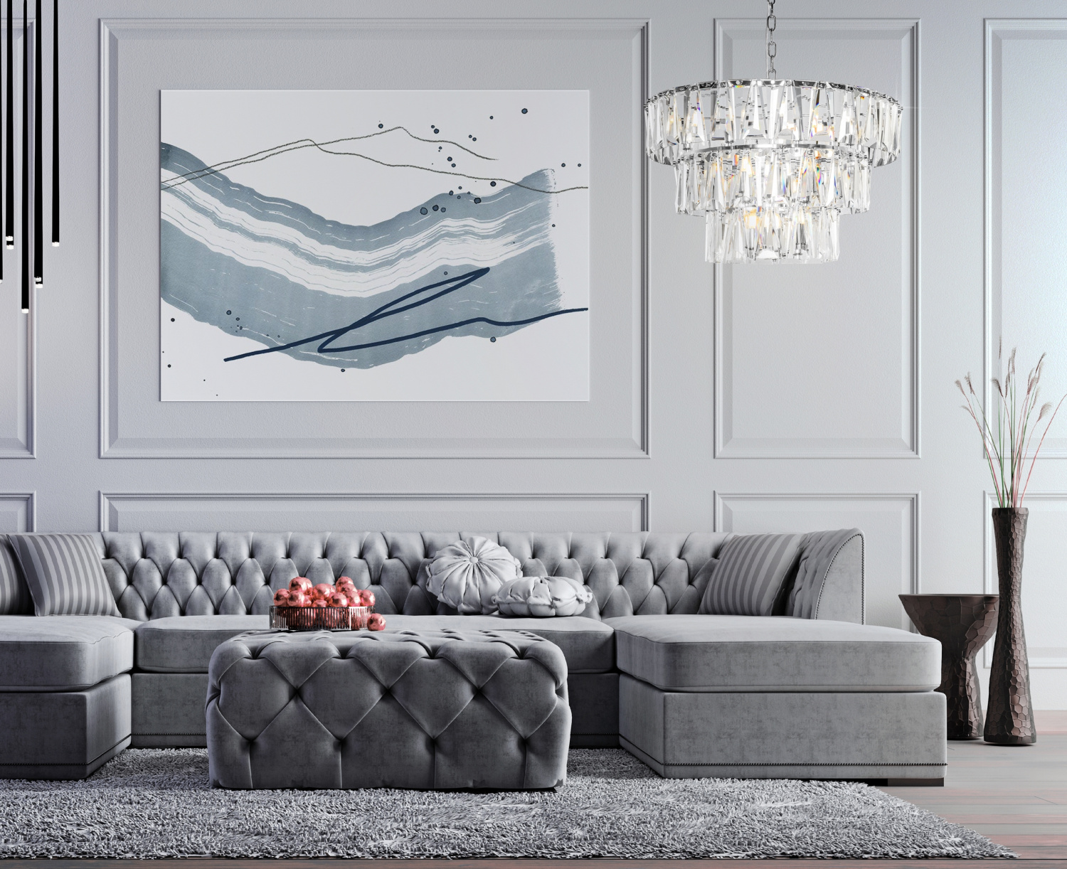 Maytoni Modern Puntes Подвесной светильник цвет: хром MOD043PL-18CH