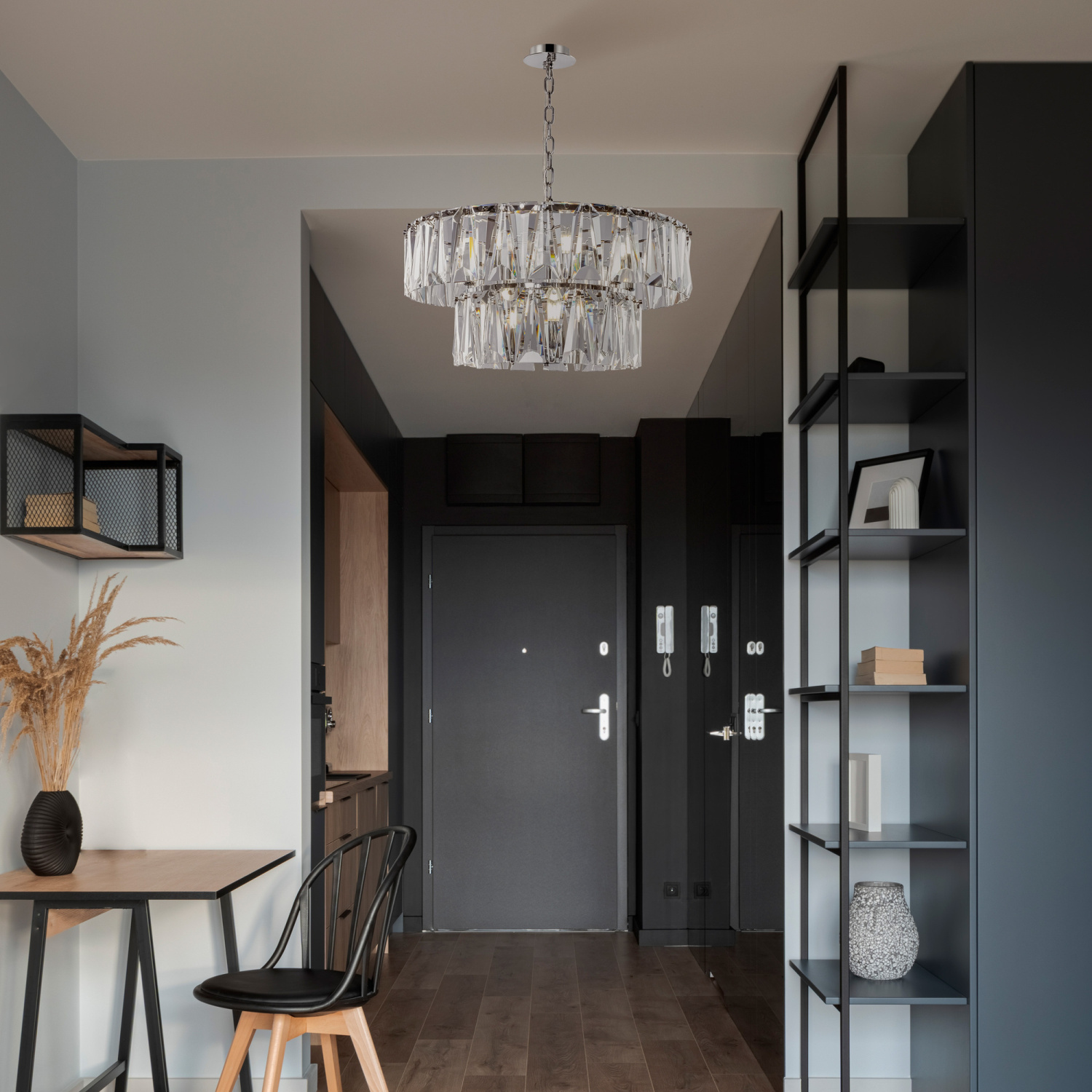 Maytoni Modern Puntes Подвесной светильник цвет: хром MOD043PL-12CH