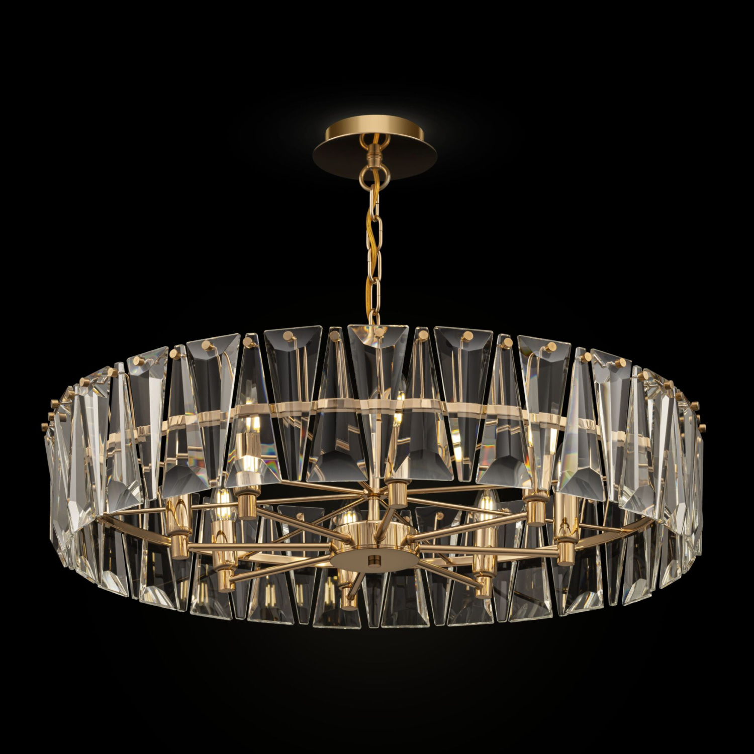 Maytoni Modern Puntes Подвесной светильник цвет: золото MOD043PL-08G