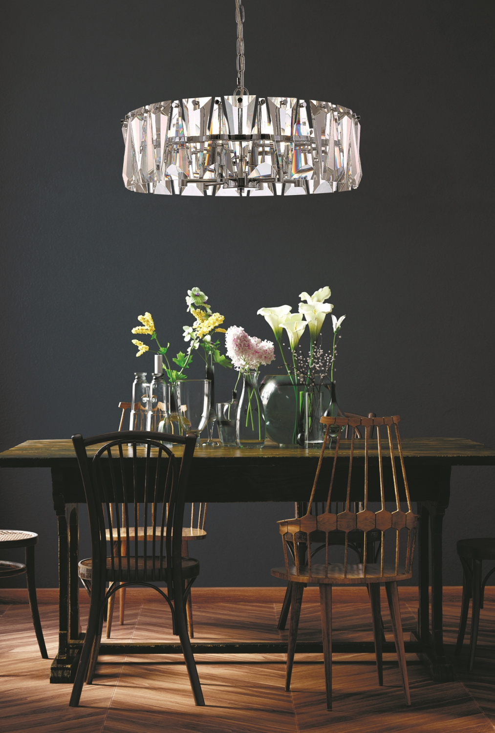 Maytoni Modern Puntes Подвесной светильник цвет: хром MOD043PL-06CH