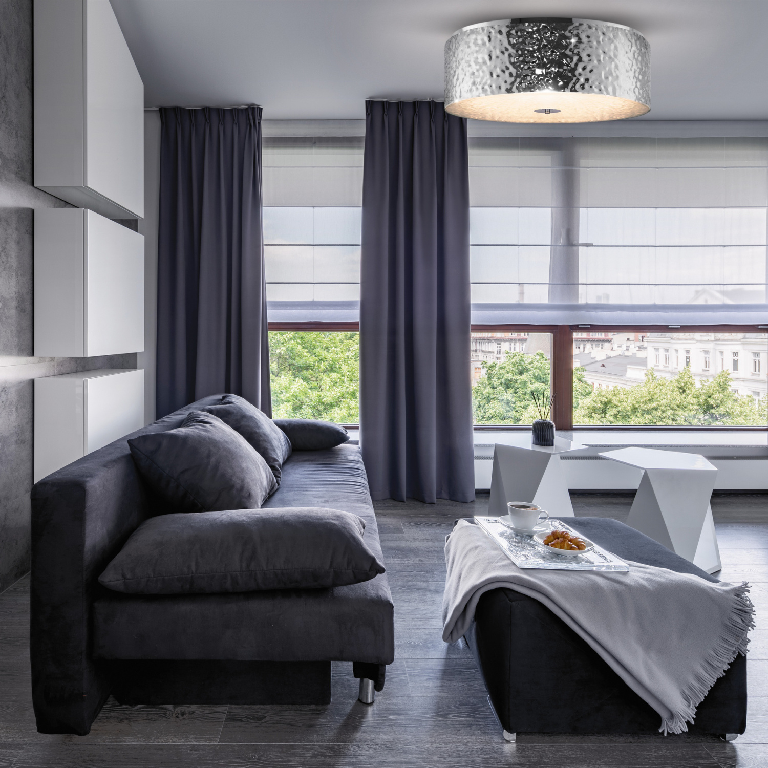 Maytoni Modern Ripple Потолочный светильник цвет: хром MOD096CL-05CH