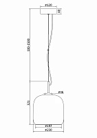 Maytoni Modern Madmen Подвесной светильник цвет: латунь MOD128PL-L6SG