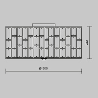 Maytoni Modern Gelid Подвесной светильник цвет: хром MOD184PL-04CH