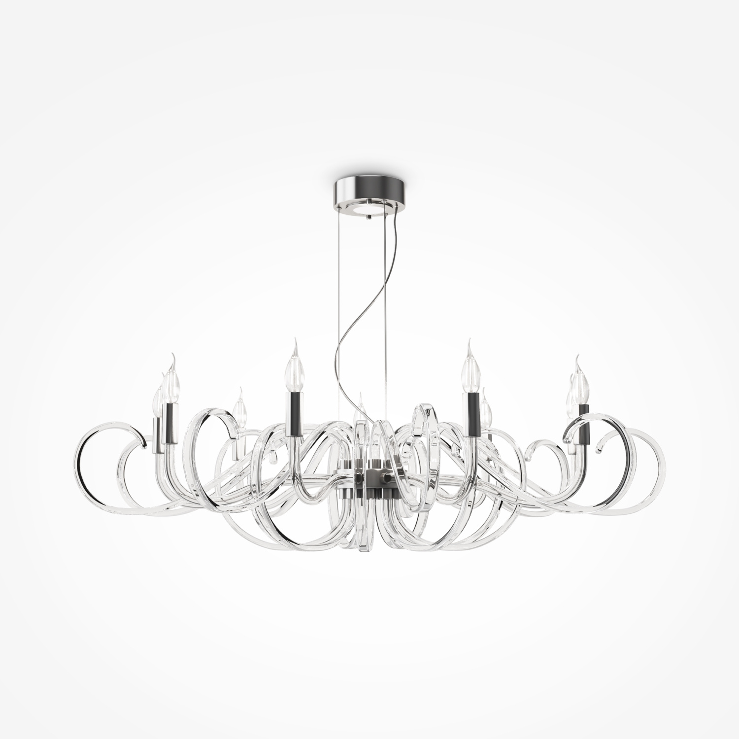 Maytoni Modern Atlanta Люстра цвет: прозрачный MOD051PL-09TR