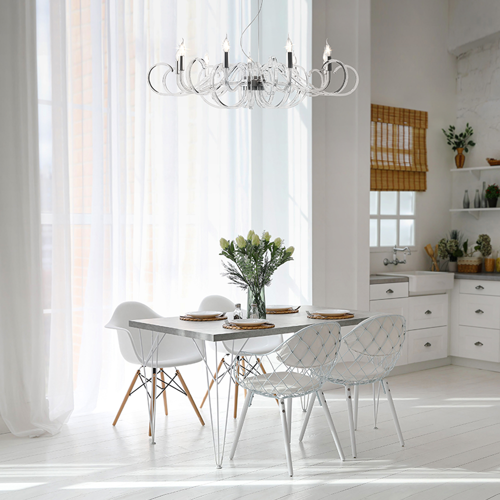 Maytoni Modern Atlanta Люстра цвет: прозрачный MOD051PL-09TR