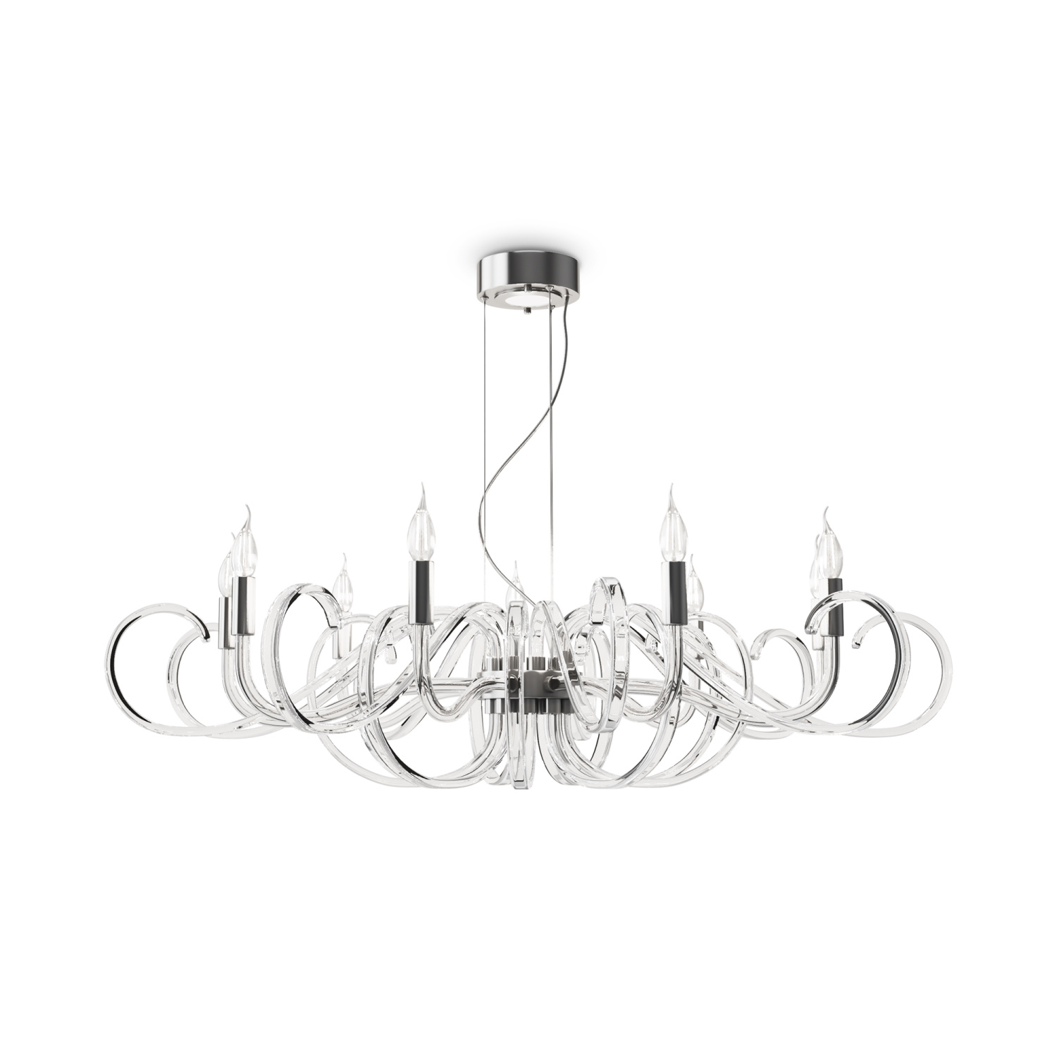 Maytoni Modern Atlanta Люстра цвет: прозрачный MOD051PL-09TR