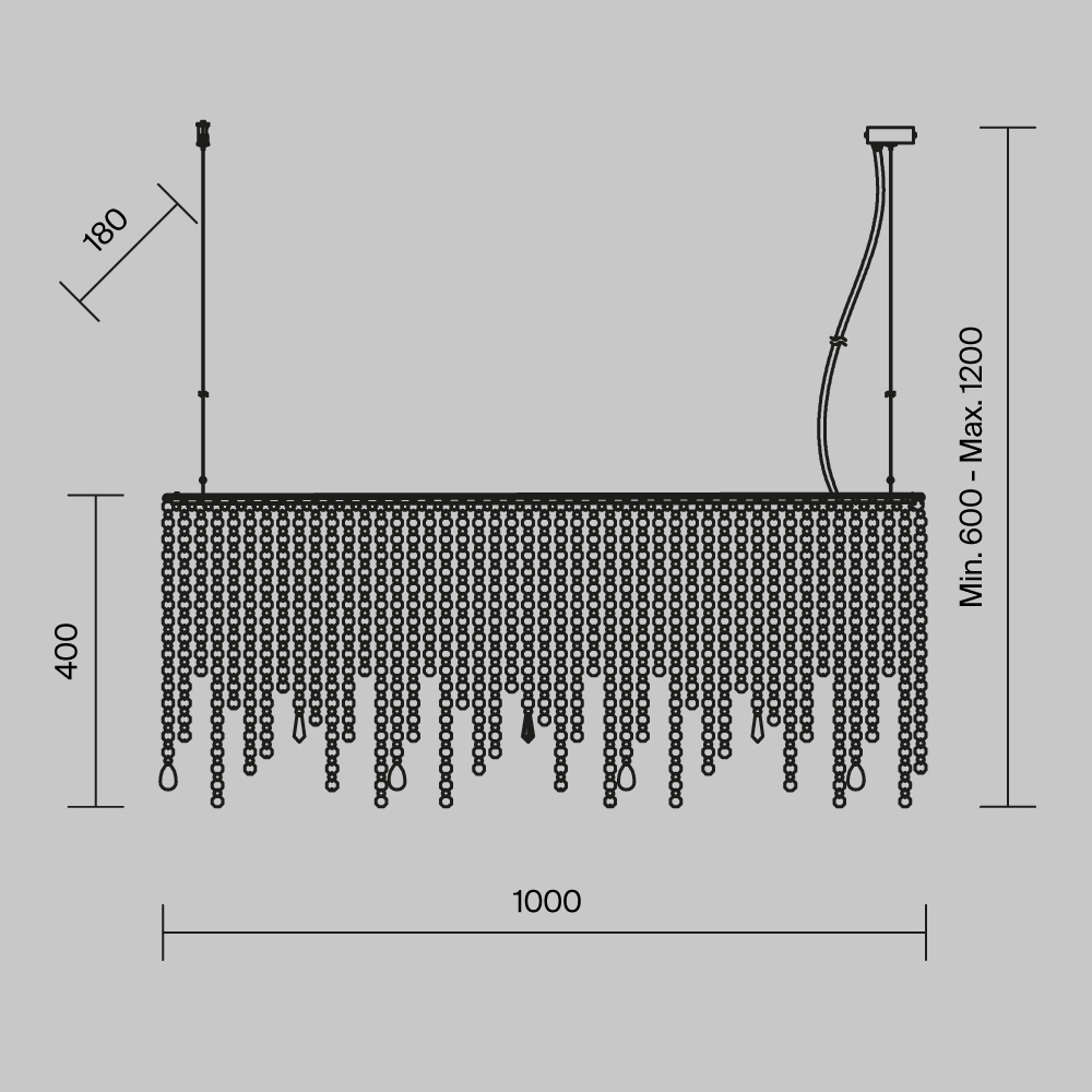 Maytoni Modern Empress Подвесной светильник цвет: хром DIA002PL-05CH