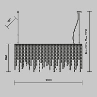 Maytoni Modern Empress Подвесной светильник цвет: хром DIA002PL-05CH
