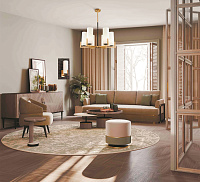 Maytoni Modern Fortano Люстра цвет: черный и латунь MOD089PL-06BS