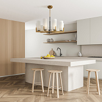 Maytoni Modern Fortano Люстра цвет: черный и латунь MOD089PL-10BS