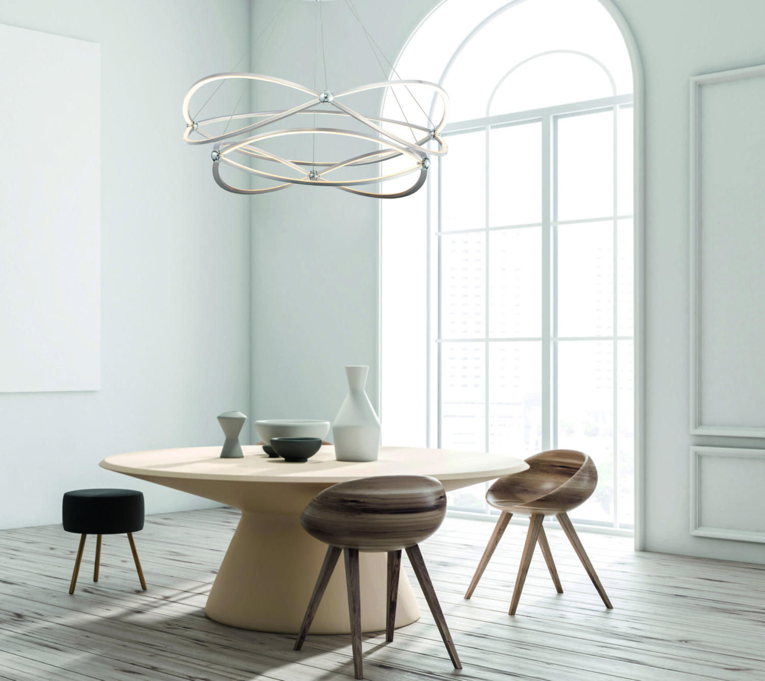 Maytoni Modern Weave Подвесной светильник цвет: никель MOD062PL-L103CH3K